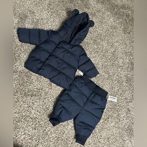 NWT Old Navy Baby Rib-Knit-Waist Frost Free Puffer Pants and Jacket